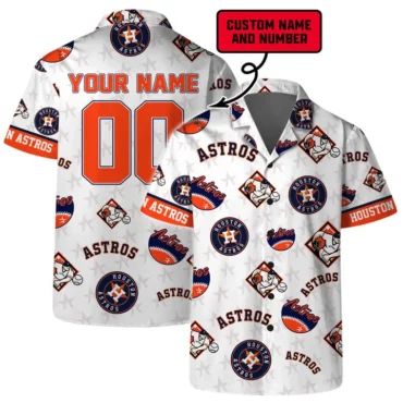 Houston Astros Custom Game Day Hawaiian Shirt Unisex T-shirt, Sweatshirt, Hoodie, Long Sleeve Tee - T-Shirt, Sweatshirt, Hoodie