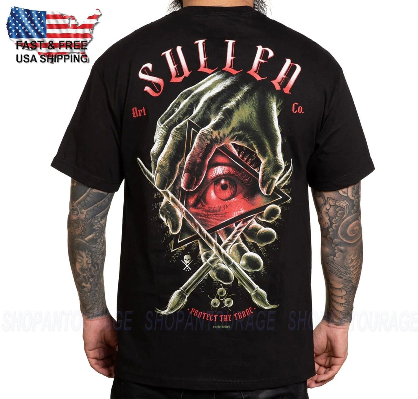 Sullen Art Collective Illuminati Standard Fit SCM5891 Short Sleeve Men`s T-shirt Unisex T-shirt, Sweatshirt, Hoodie, Long Sleeve Tee - T-Shirt, Sweatshirt, Hoodie
