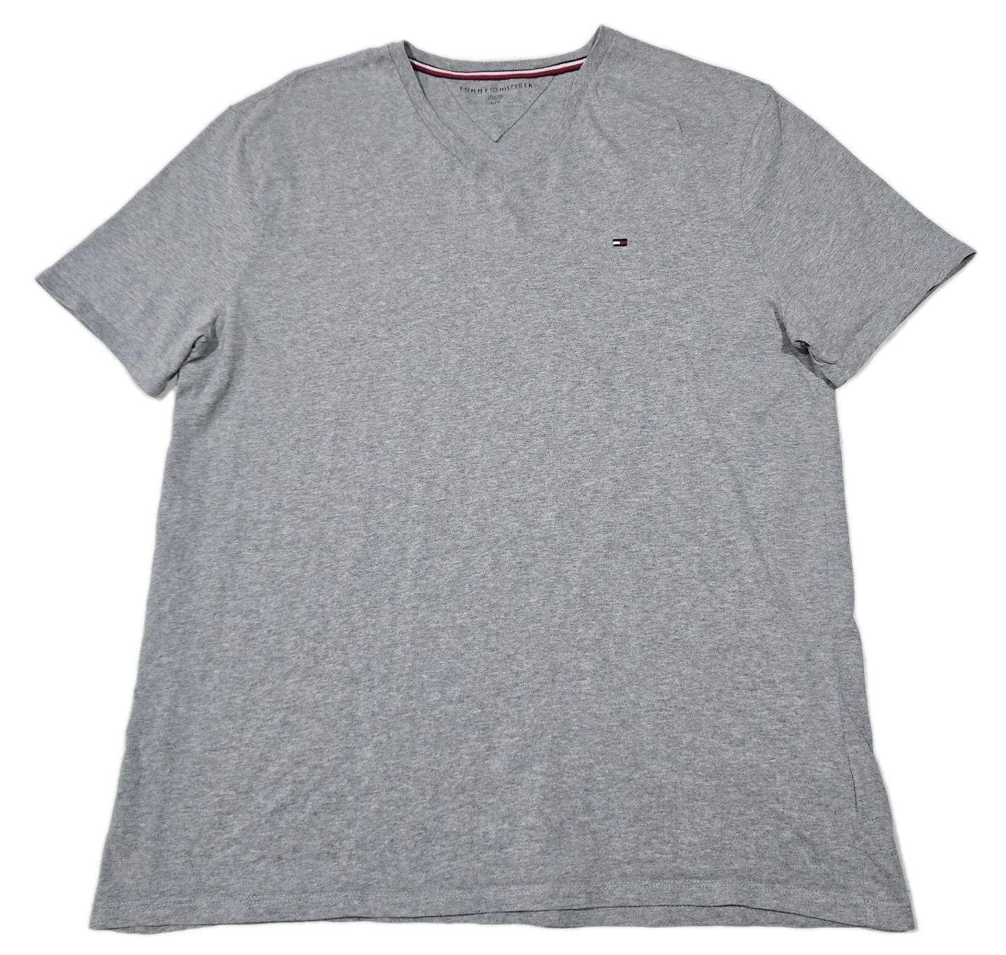 Tommy Hilfiger V-Neck T-shirt Mens Size L Large Grey Unisex T-shirt, Sweatshirt, Hoodie, Long Sleeve Tee - T-Shirt, Sweatshirt, Hoodie
