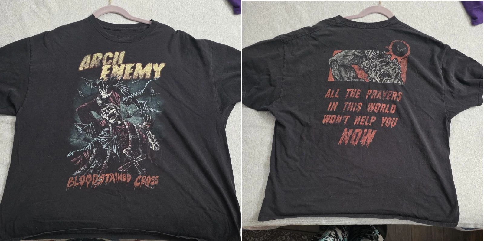 Black and red Arch Enemy Bloodstained Cross tee Unisex T-shirt, Sweatshirt, Hoodie, Long Sleeve Tee - T-Shirt, Sweatshirt, Hoodie