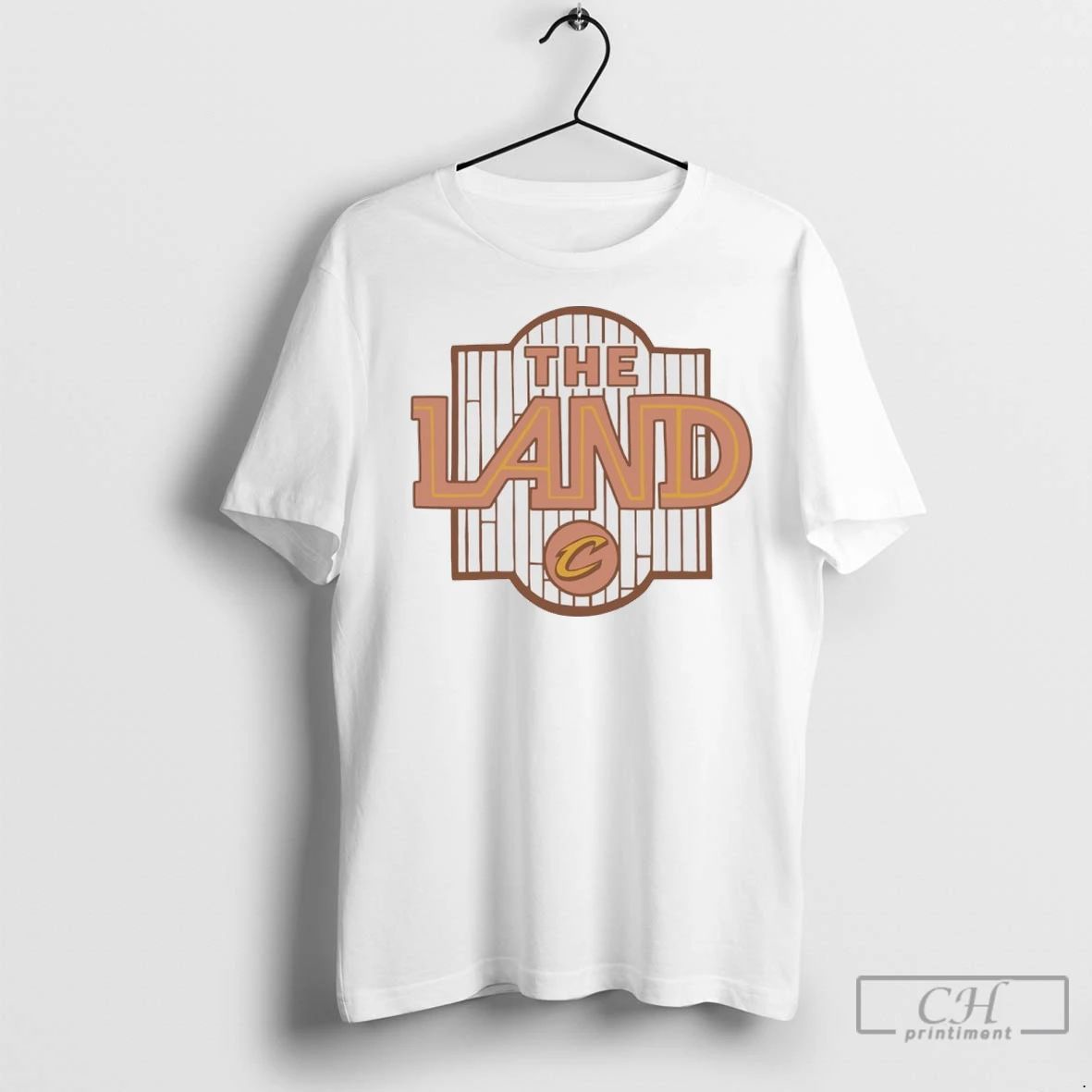 Premium Cleveland Cavaliers The Land Court City Edition 2025 Unisex T-shirt, Sweatshirt, Hoodie, Long Sleeve Tee - T-Shirt, Sweatshirt, Hoodie