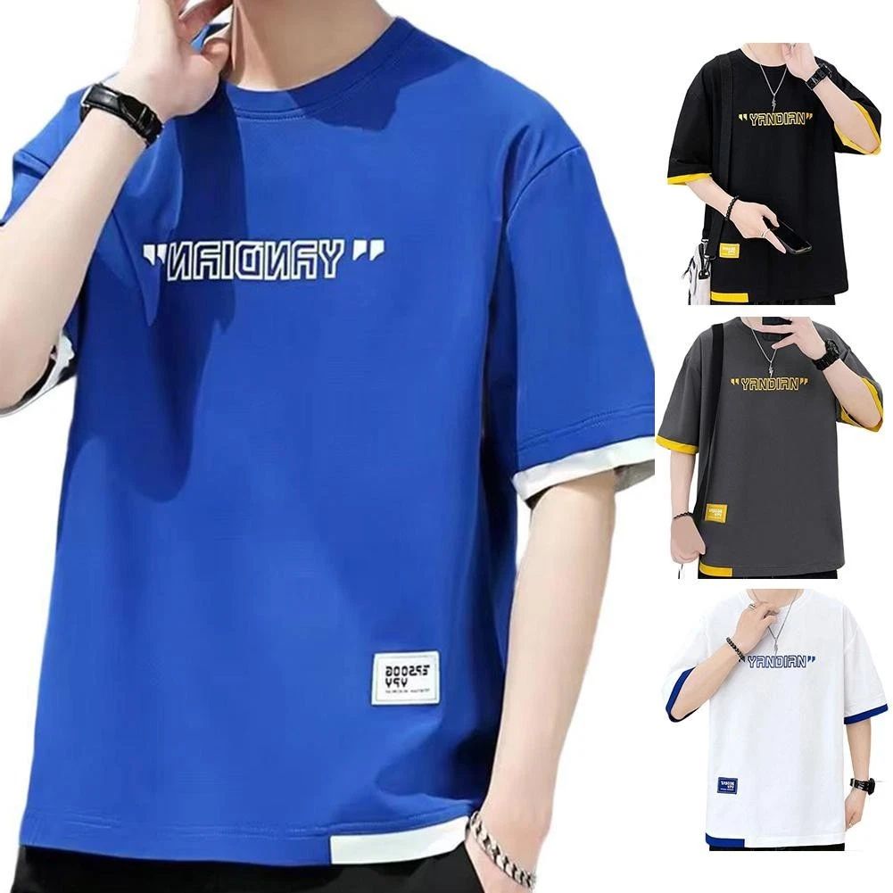 Mens Streetwear Activewear Printed Short Sleeve T shirt for Daily Wear Unisex T-shirt, Sweatshirt, Hoodie, Long Sleeve Tee - T-Shirt, Sweatshirt, Hoodie