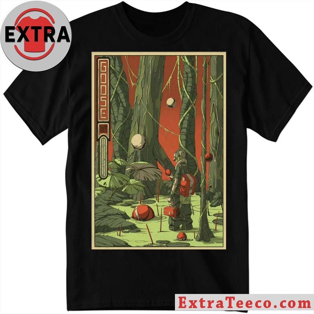 Goose War Memorial Auditorium in Fort Lauderdale FL April 14-15 2026 Poster T-Shirt Unisex T-shirt, Sweatshirt, Hoodie, Long Sleeve Tee - T-Shirt, Sweatshirt, Hoodie