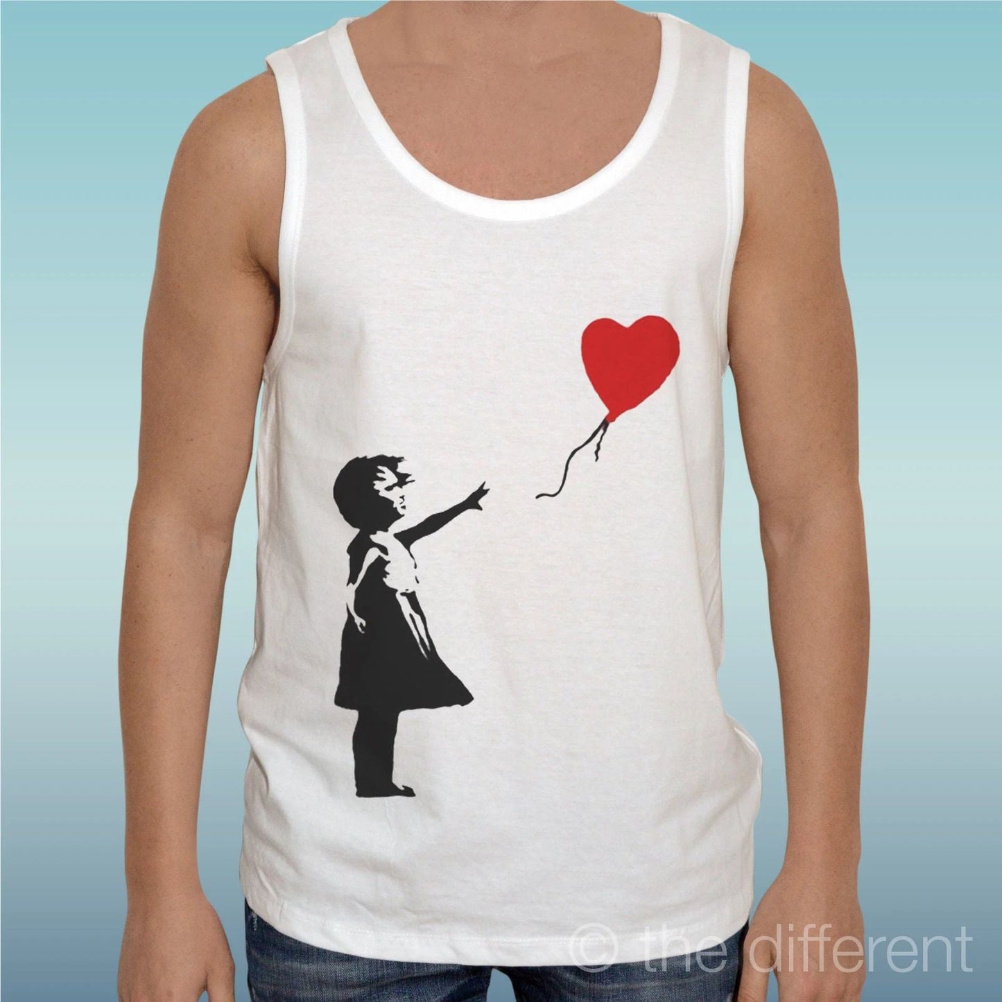 Canotta T-Shirt " Girl Balloon Heart Ballon " Gift Idea Road To Happiness Unisex T-shirt, Sweatshirt, Hoodie, Long Sleeve Tee - T-Shirt, Sweatshirt, Hoodie