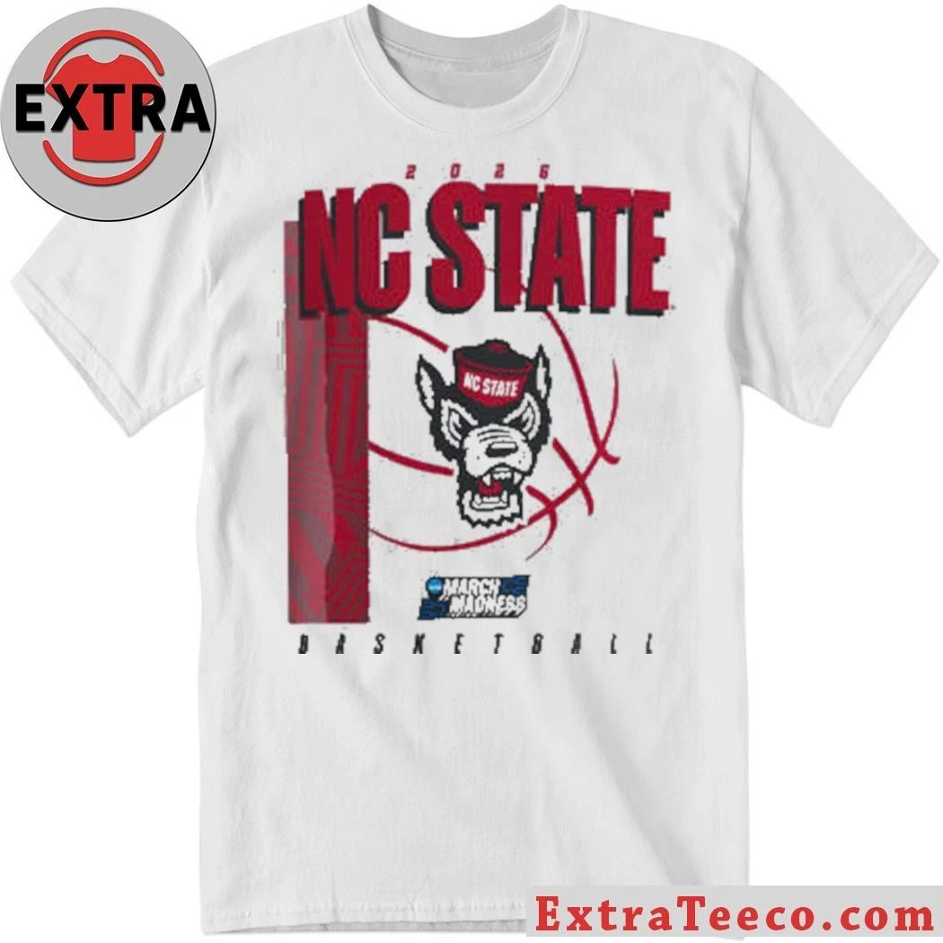 Original N.C. State Wolfpack March Madness 2026 Logo T-Shirt Unisex T-shirt, Sweatshirt, Hoodie, Long Sleeve Tee - T-Shirt, Sweatshirt, Hoodie
