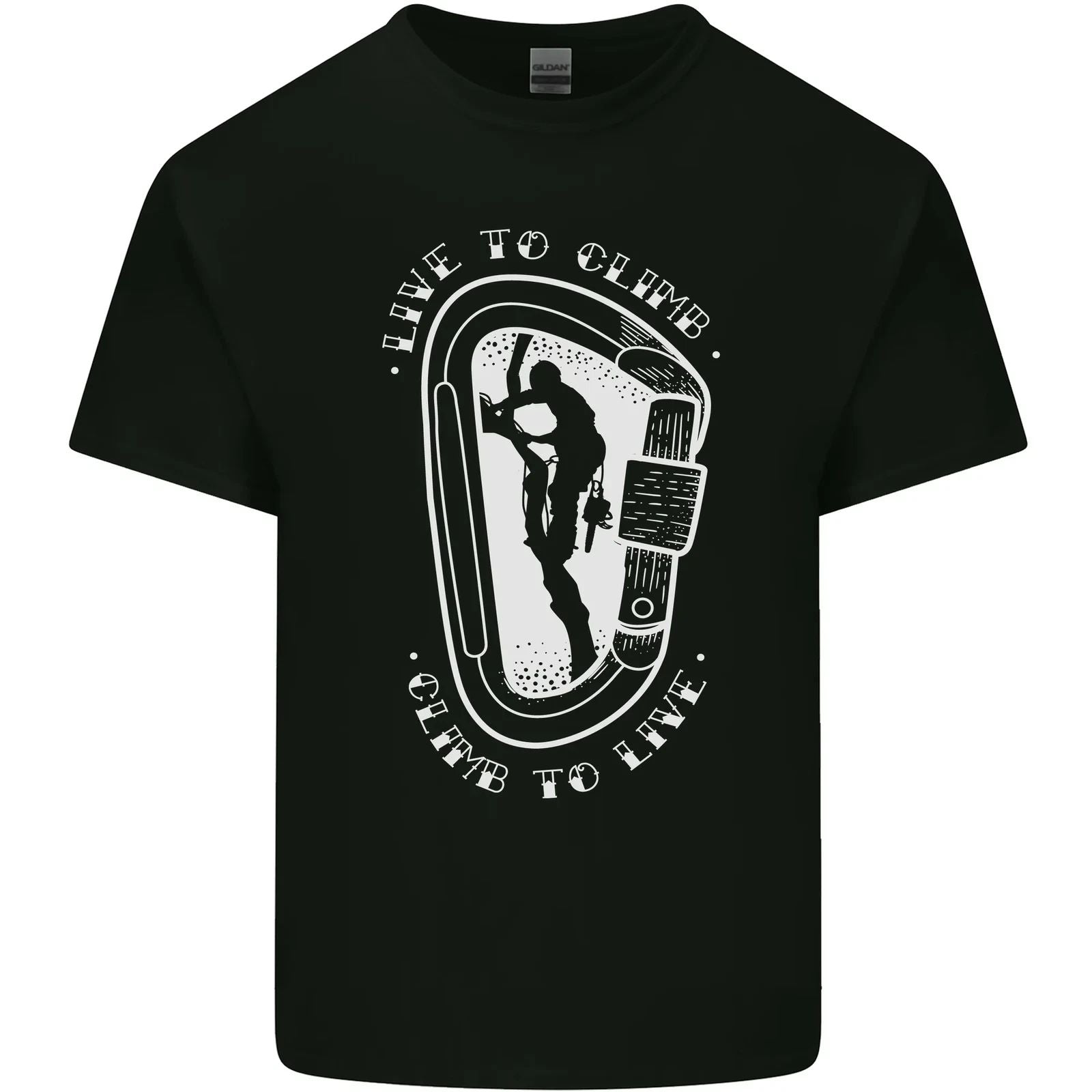 Live to Climb Rock Climbing Climber Mens Cotton T-Shirt Tee Top Unisex T-shirt, Sweatshirt, Hoodie, Long Sleeve Tee - T-Shirt, Sweatshirt, Hoodie