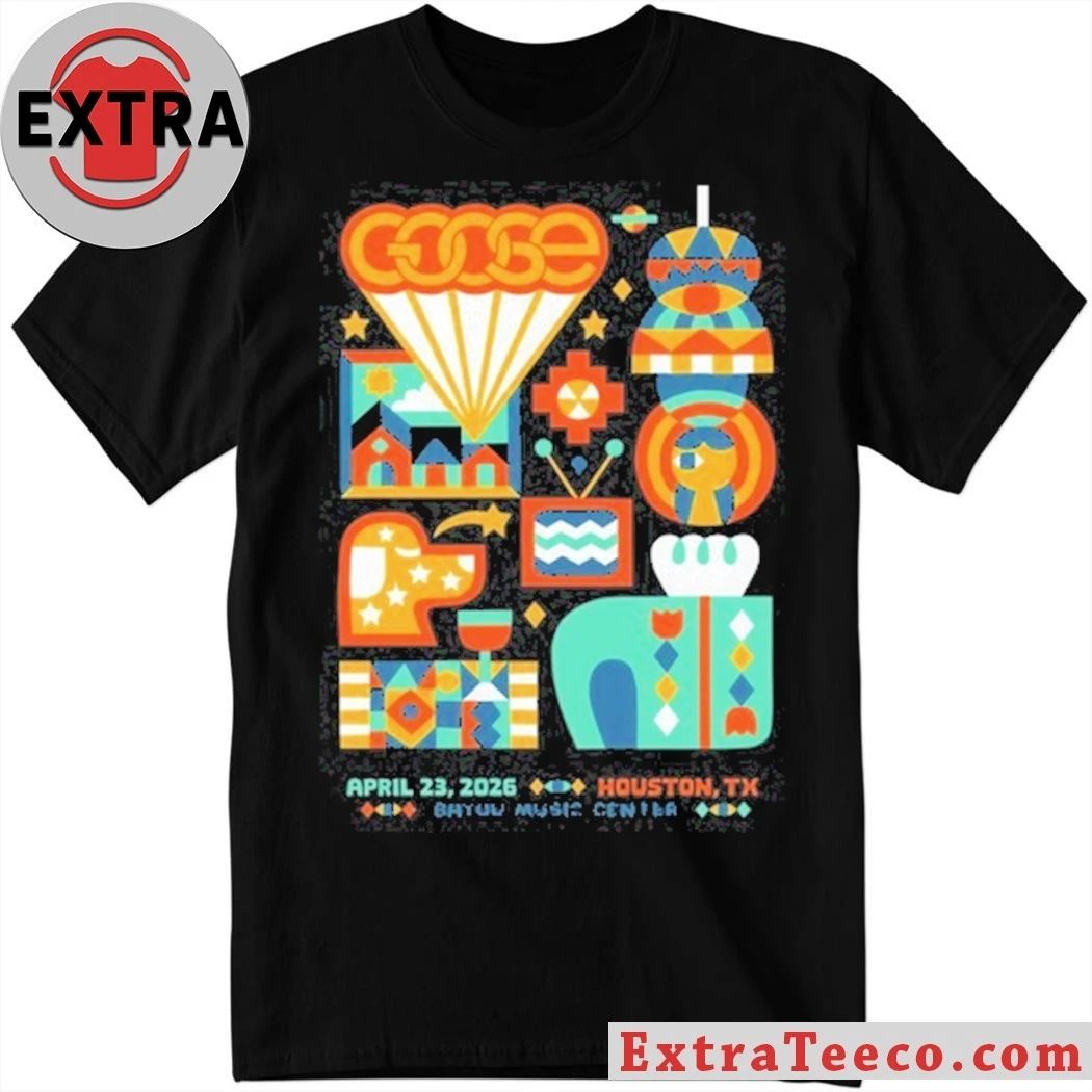 Goose Apr 23, 2026 Houston, TX Event Shirt Unisex T-shirt, Sweatshirt, Hoodie, Long Sleeve Tee - T-Shirt, Sweatshirt, Hoodie