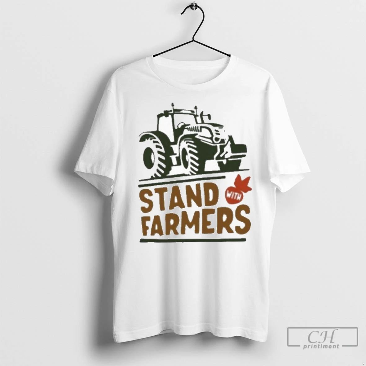 Premium Stand With Farmers Unisex T-shirt, Sweatshirt, Hoodie, Long Sleeve Tee - T-Shirt, Sweatshirt, Hoodie