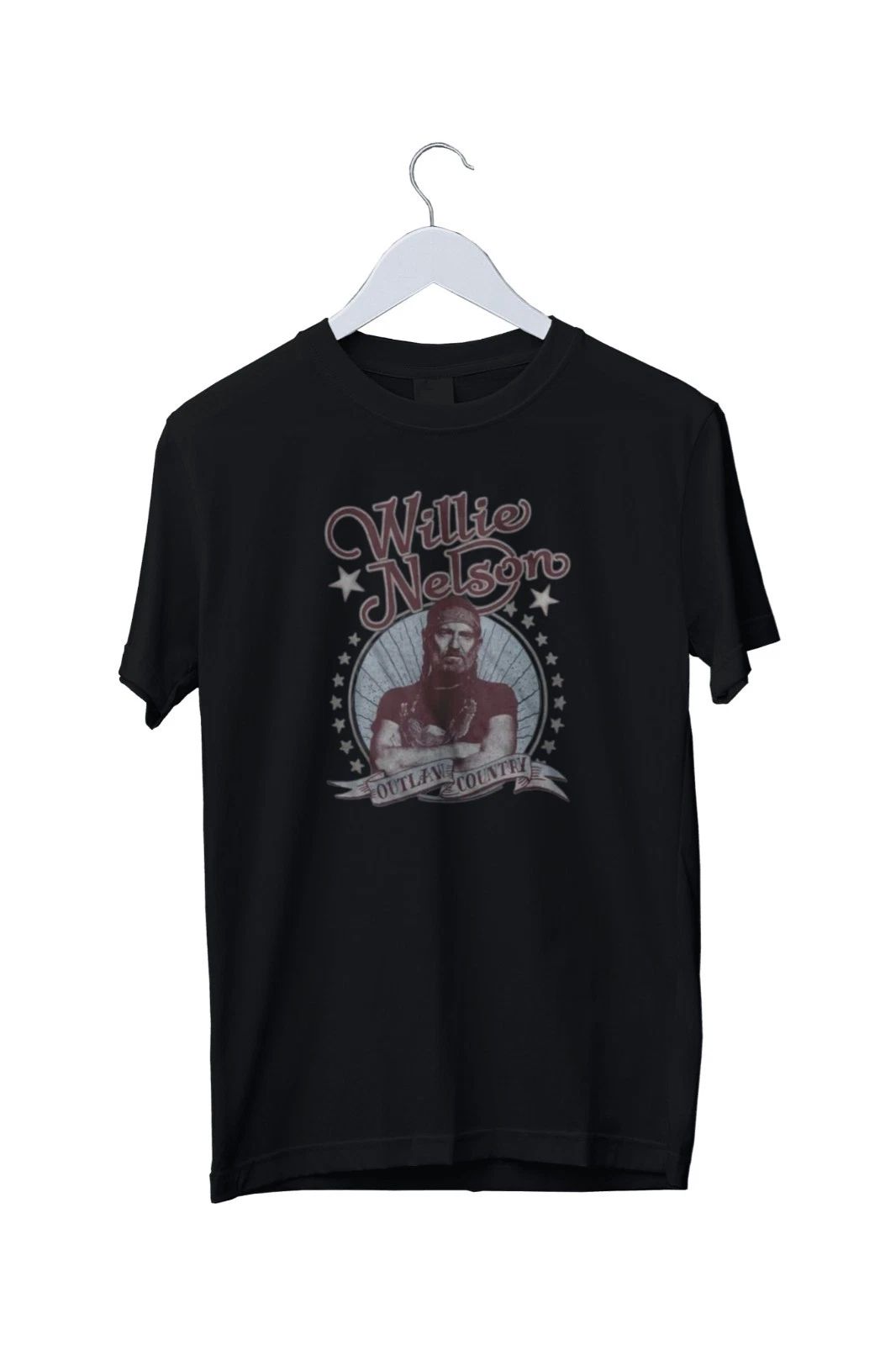Willie Nelson Outlaw Country Smoke Music Unisex T-Shirt Mens S M L XL 2 3 4 XL Unisex T-shirt, Sweatshirt, Hoodie, Long Sleeve Tee - T-Shirt, Sweatshirt, Hoodie