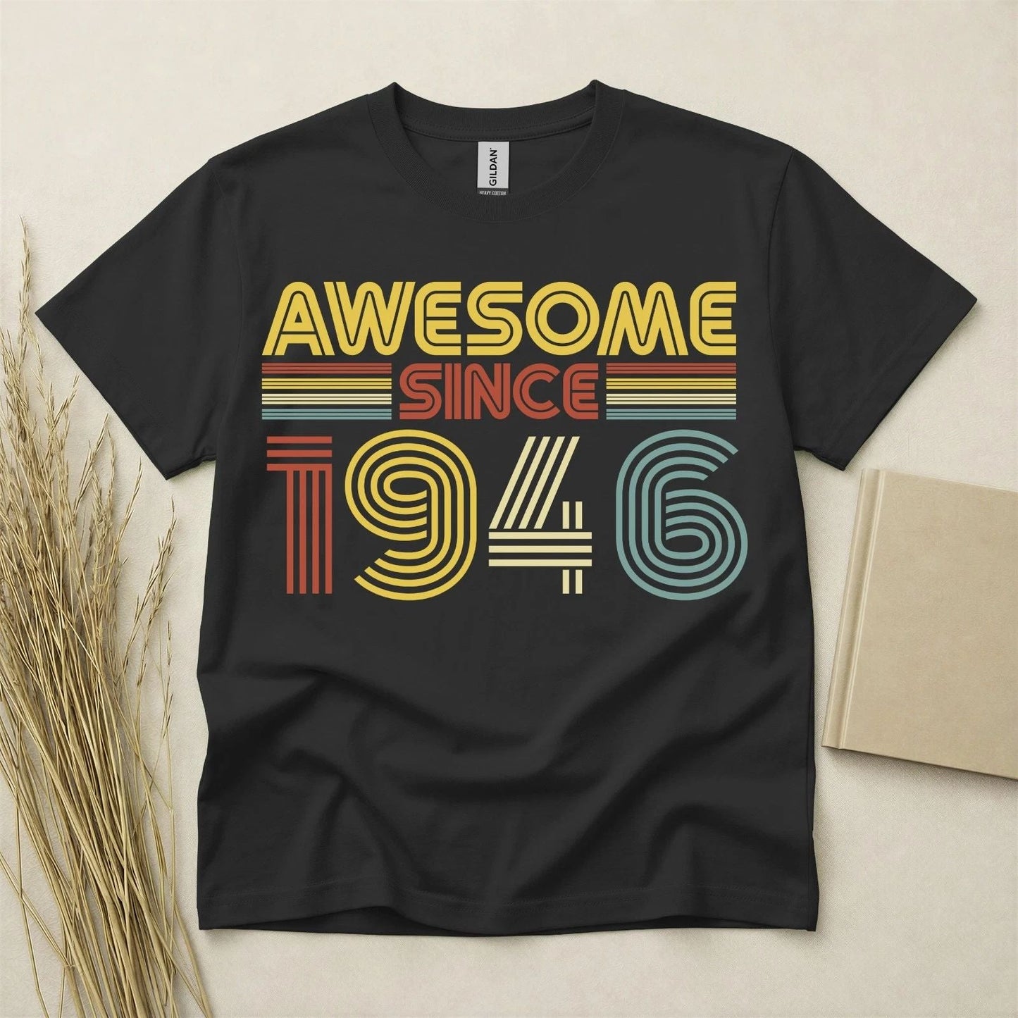 80th Birthday TShirt Born In 1946 80 Years Old 80th Birthday Gifts For Men Tee Unisex T-shirt, Sweatshirt, Hoodie, Long Sleeve Tee - T-Shirt, Sweatshirt, Hoodie