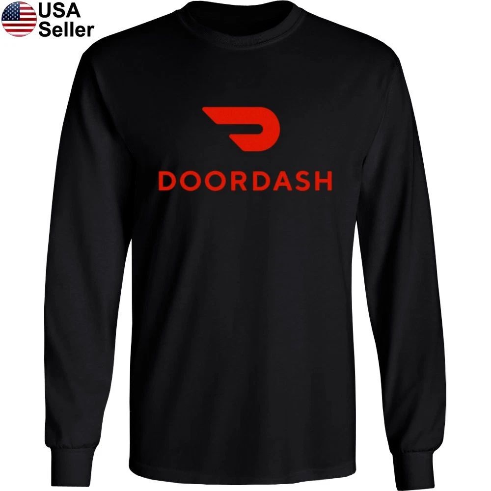 DoorDash Driver Long Sleeve T-Shirt Food Delivery Deliver Meal Service Men JWR01 Unisex T-shirt, Sweatshirt, Hoodie, Long Sleeve Tee - T-Shirt, Sweatshirt, Hoodie