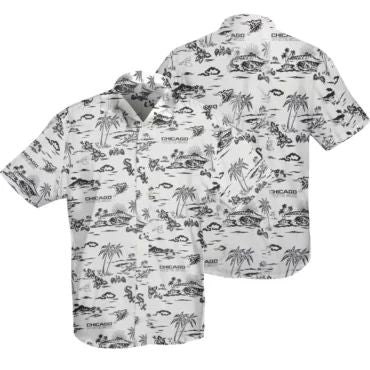 Personalized Chicago White Sox Tropic Swing Hawaiian Shirt Unisex T-shirt, Sweatshirt, Hoodie, Long Sleeve Tee - T-Shirt, Sweatshirt, Hoodie