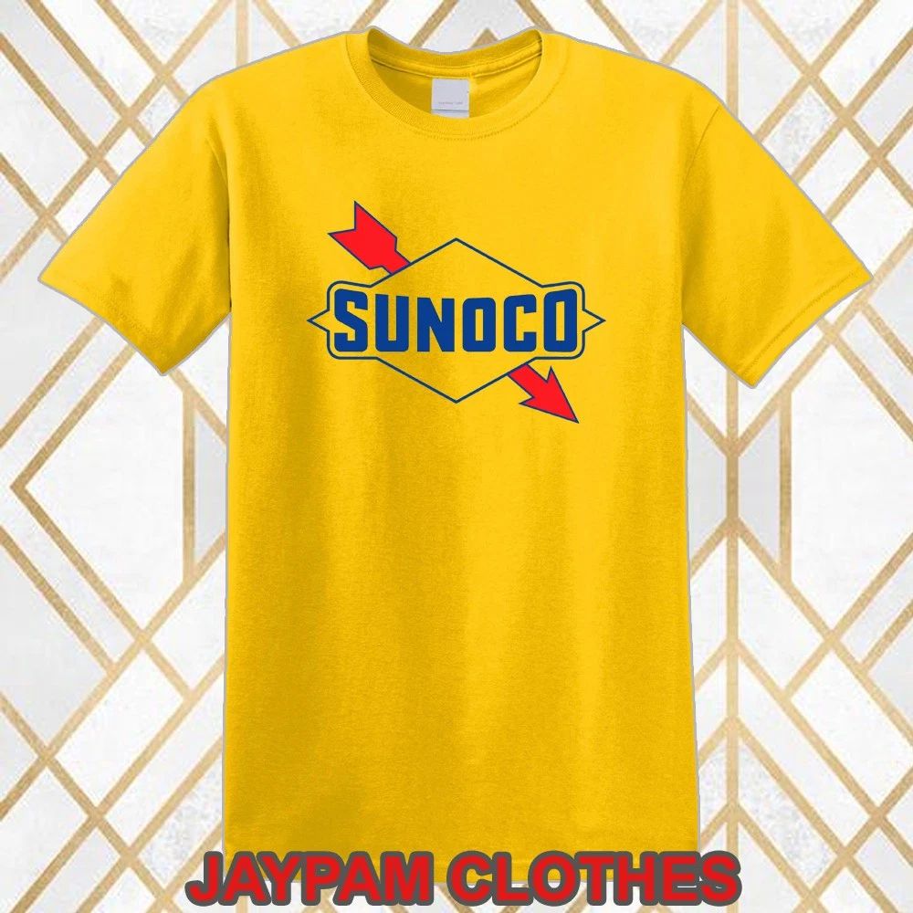 Sunoco Oil Racing Car Team Men's Yellow Size S - 5XL Unisex T-shirt, Sweatshirt, Hoodie, Long Sleeve Tee - T-Shirt, Sweatshirt, Hoodie