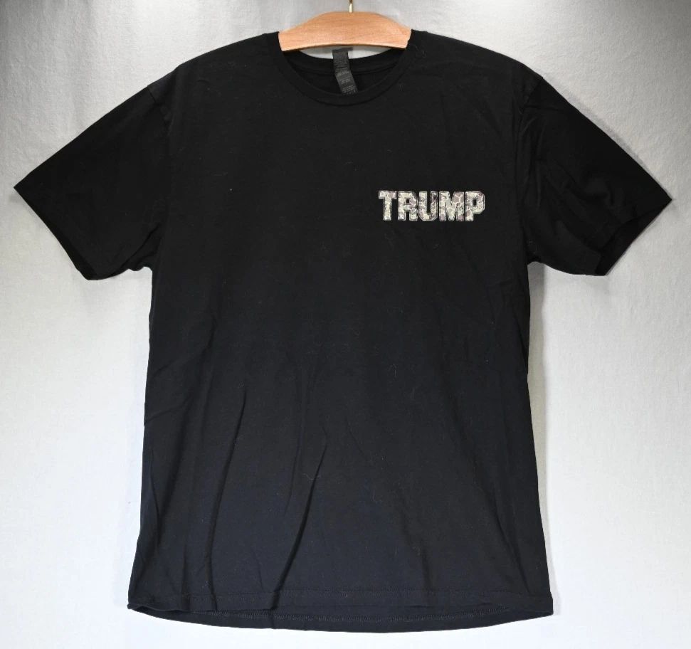Trump 47 Black w/ Graphic Print Camo Style Large T-Shirt Unisex T-shirt, Sweatshirt, Hoodie, Long Sleeve Tee - T-Shirt, Sweatshirt, Hoodie