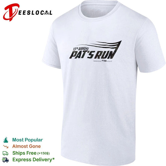 13th Annual Pats Run Presented by Teksystems T-shirt Unisex T-shirt, Sweatshirt, Hoodie, Long Sleeve Tee - T-Shirt, Sweatshirt, Hoodie