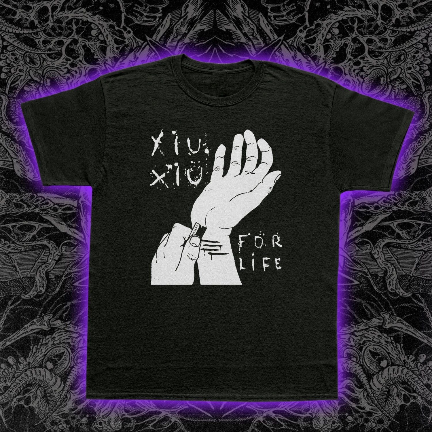 Xiu Xiu For Life T-Shirt Experimental Noise Art Pop Post-Punk Music Tee S-5XL Unisex T-shirt, Sweatshirt, Hoodie, Long Sleeve Tee - T-Shirt, Sweatshirt, Hoodie