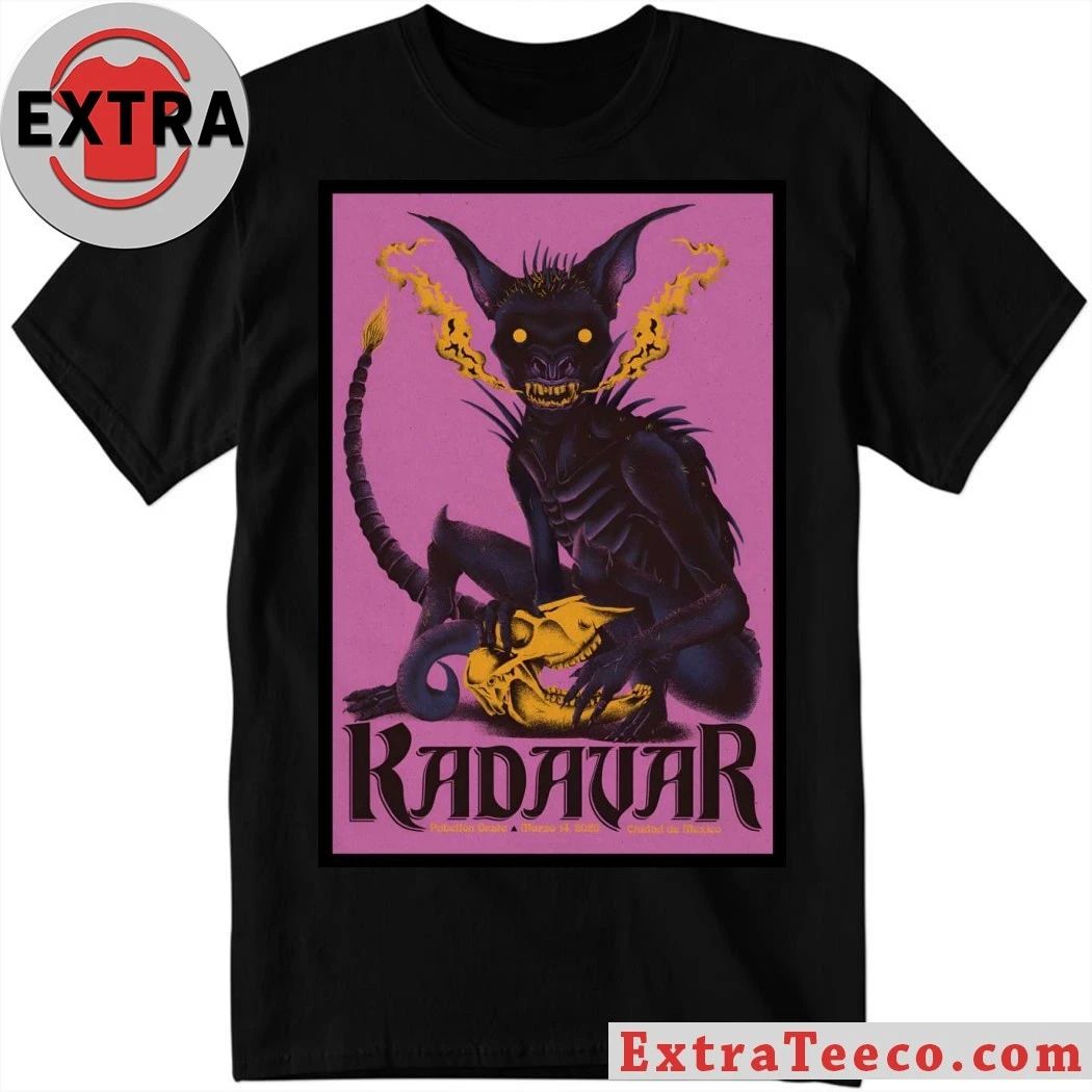 Original KADAVAR Mexico City Event On March 14 2026 Poster Shirt Unisex T-shirt, Sweatshirt, Hoodie, Long Sleeve Tee - T-Shirt, Sweatshirt, Hoodie
