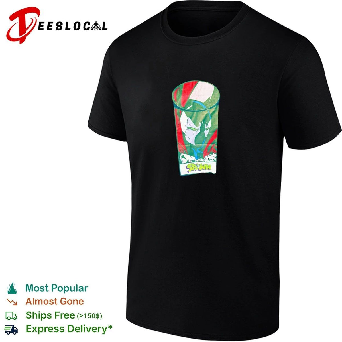 Spawn Comic Book Character Image Comics T-shirt Unisex T-shirt, Sweatshirt, Hoodie, Long Sleeve Tee - T-Shirt, Sweatshirt, Hoodie