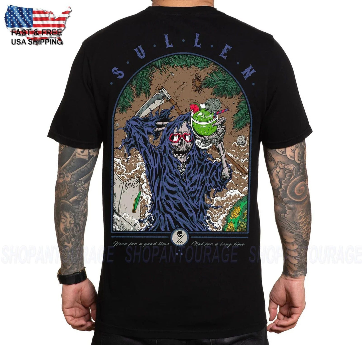 Sullen Art Collective Good Times Premium SCM7583 Short Sleeve T-shirt For Men Unisex T-shirt, Sweatshirt, Hoodie, Long Sleeve Tee - T-Shirt, Sweatshirt, Hoodie