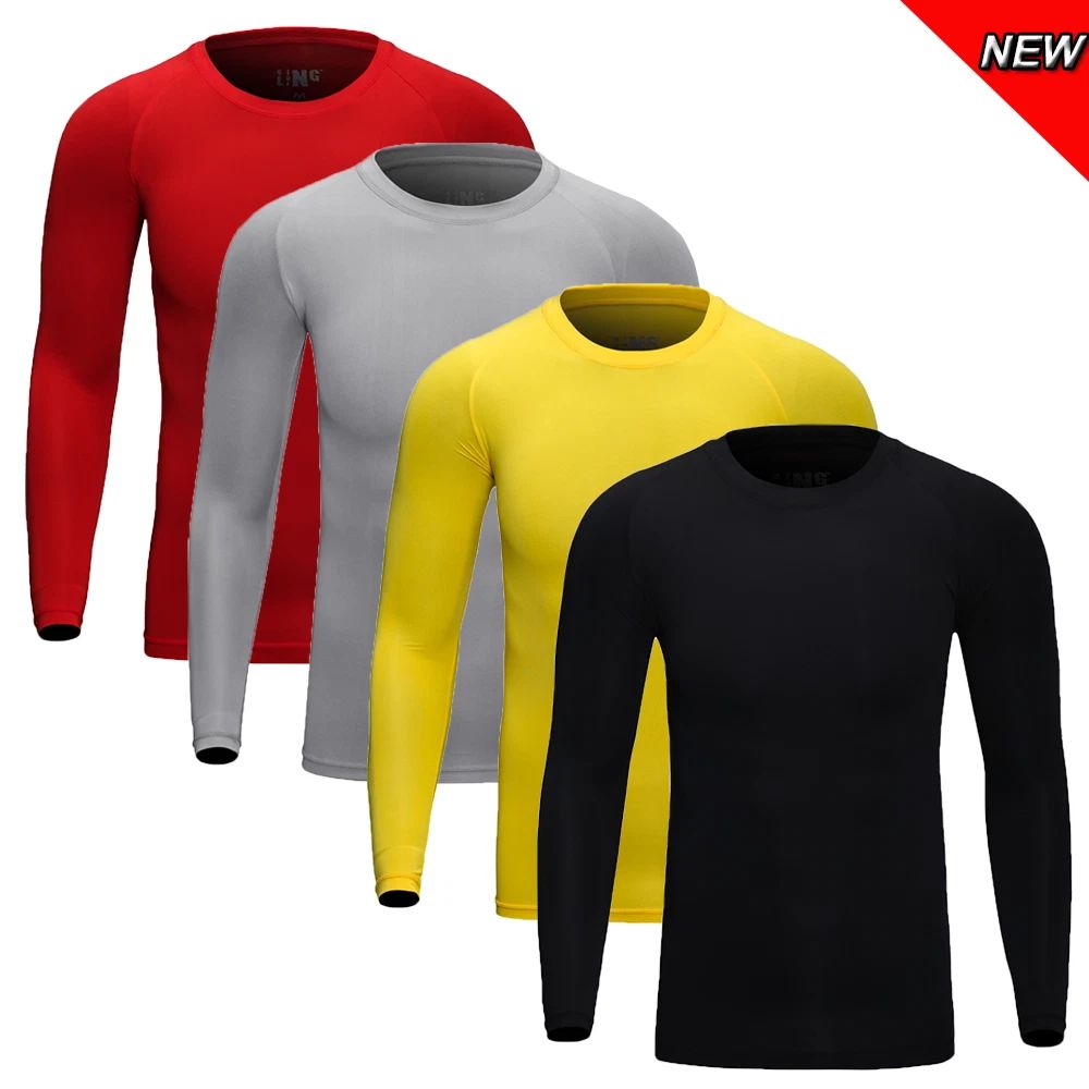 Athletic Long Sleeve Compression Shirts Men's Dry Fit Sports Gym Shirts Outdoor Unisex T-shirt, Sweatshirt, Hoodie, Long Sleeve Tee - T-Shirt, Sweatshirt, Hoodie