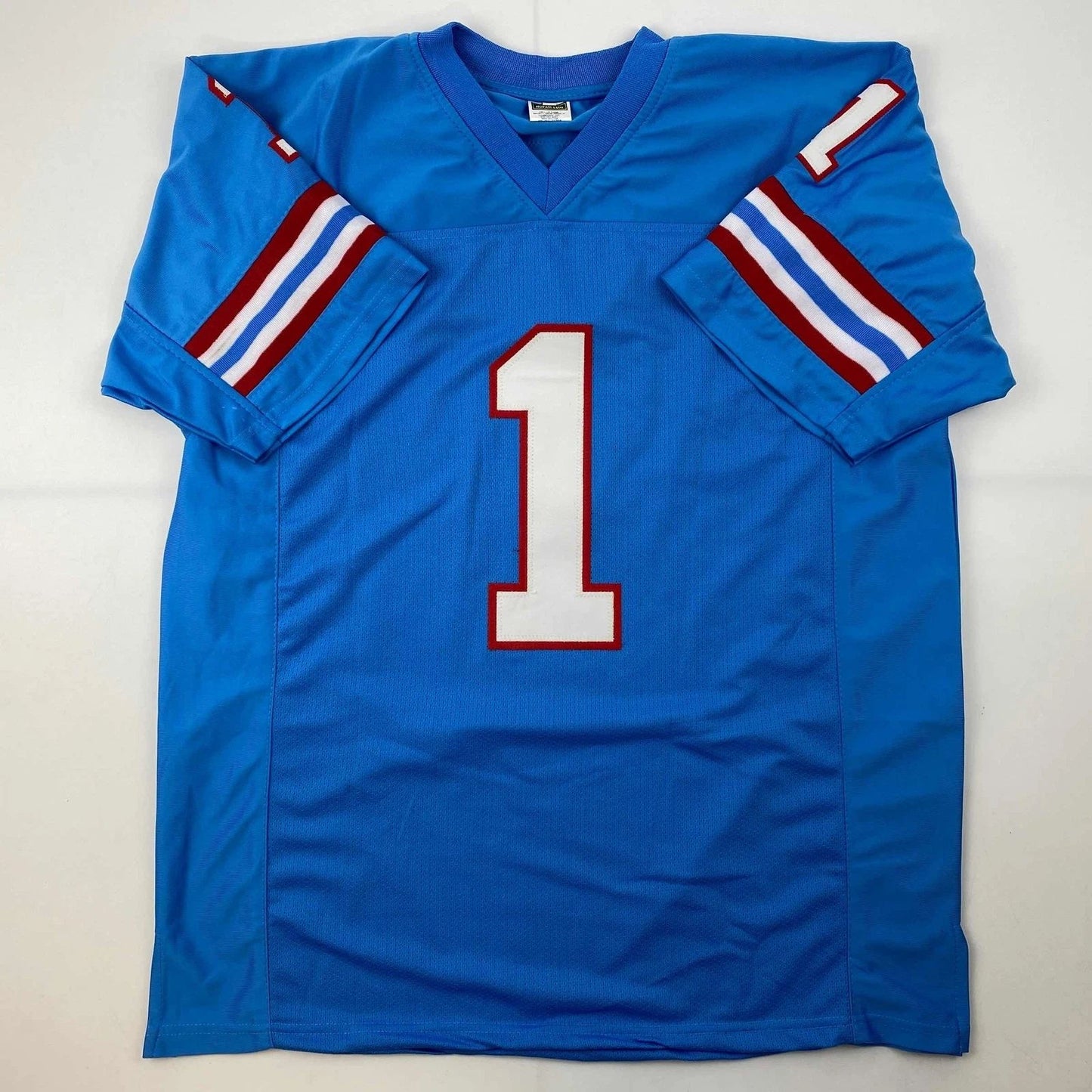 Warren Moon Houston Blue Reprint Jersey Unisex T-shirt, Sweatshirt, Hoodie, Long Sleeve Tee - T-Shirt, Sweatshirt, Hoodie