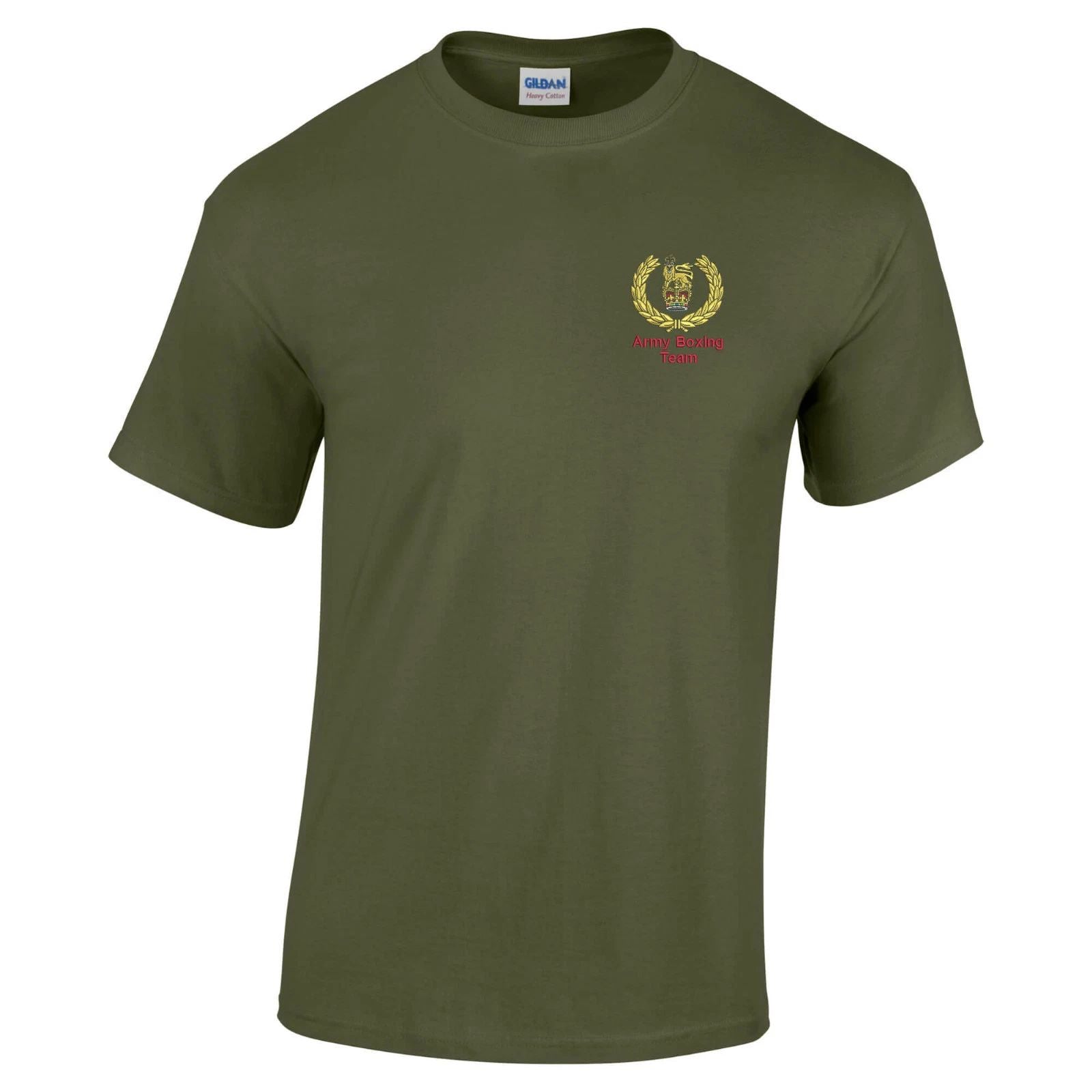 OFFICIAL Army Boxing Team Embroidered 100% Cotton T-Shirt Unisex T-shirt, Sweatshirt, Hoodie, Long Sleeve Tee - T-Shirt, Sweatshirt, Hoodie