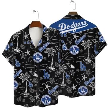 Los Angeles Dodgers Beach Icons Hawaiian Shirt Unisex T-shirt, Sweatshirt, Hoodie, Long Sleeve Tee - T-Shirt, Sweatshirt, Hoodie