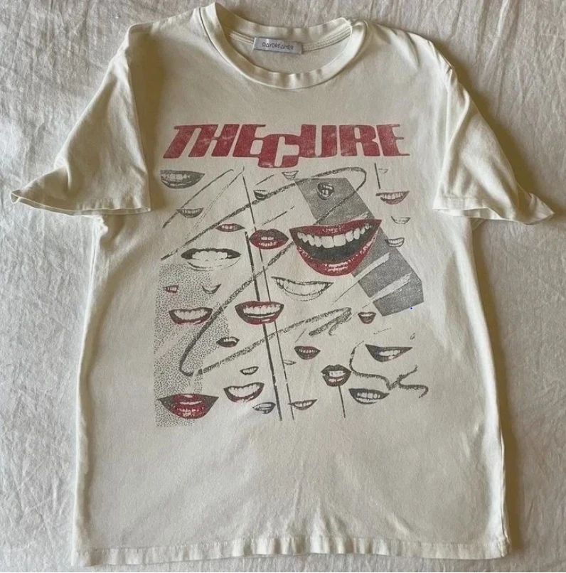 The The Cure Band 90s Rare Design Unisex Short Sleeve T shirt White Unisex T-shirt, Sweatshirt, Hoodie, Long Sleeve Tee - T-Shirt, Sweatshirt, Hoodie
