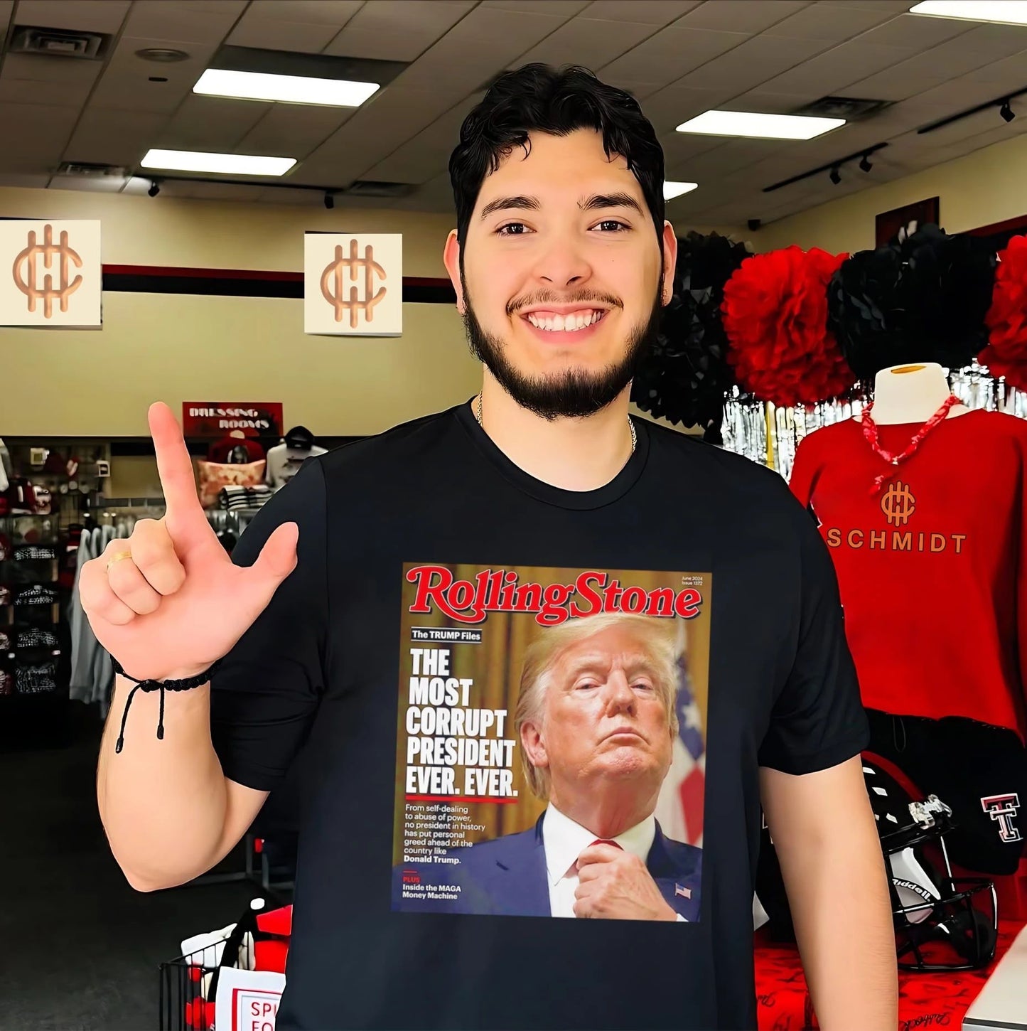 Rolling Stone the Trump Files the most corrupt president ever shirt Unisex T-shirt, Sweatshirt, Hoodie, Long Sleeve Tee - T-Shirt, Sweatshirt, Hoodie