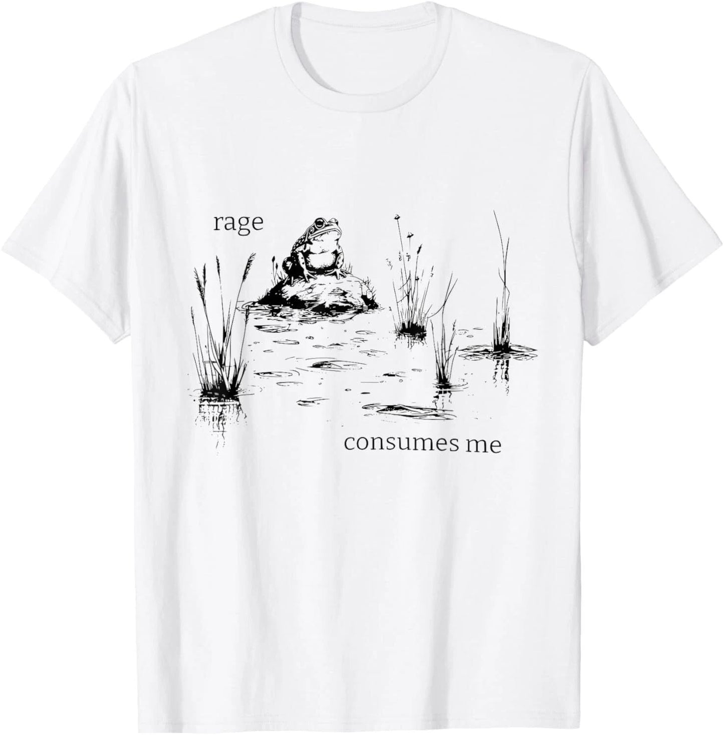 rage consumes me frog funny T-Shirt Unisex T-shirt, Sweatshirt, Hoodie, Long Sleeve Tee - T-Shirt, Sweatshirt, Hoodie