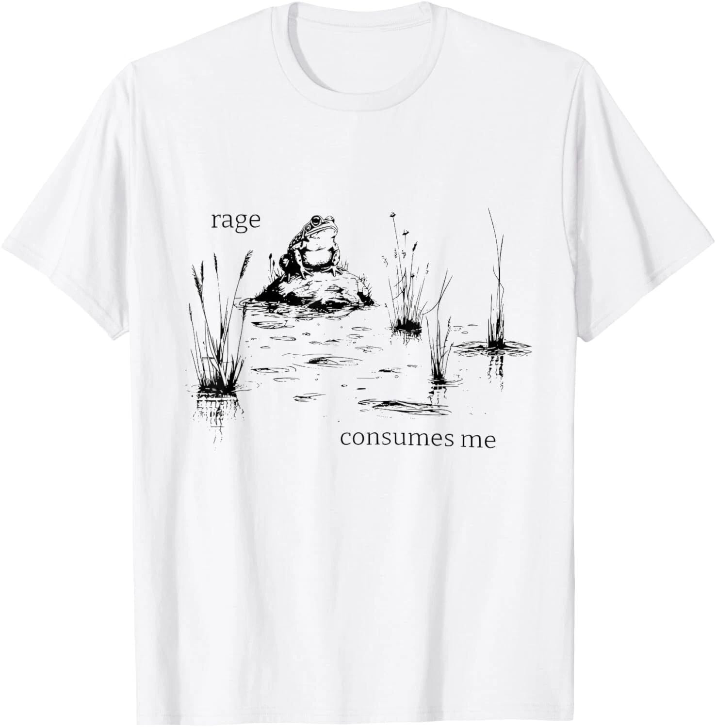 rage consumes me frog funny T-Shirt Unisex T-shirt, Sweatshirt, Hoodie, Long Sleeve Tee - T-Shirt, Sweatshirt, Hoodie