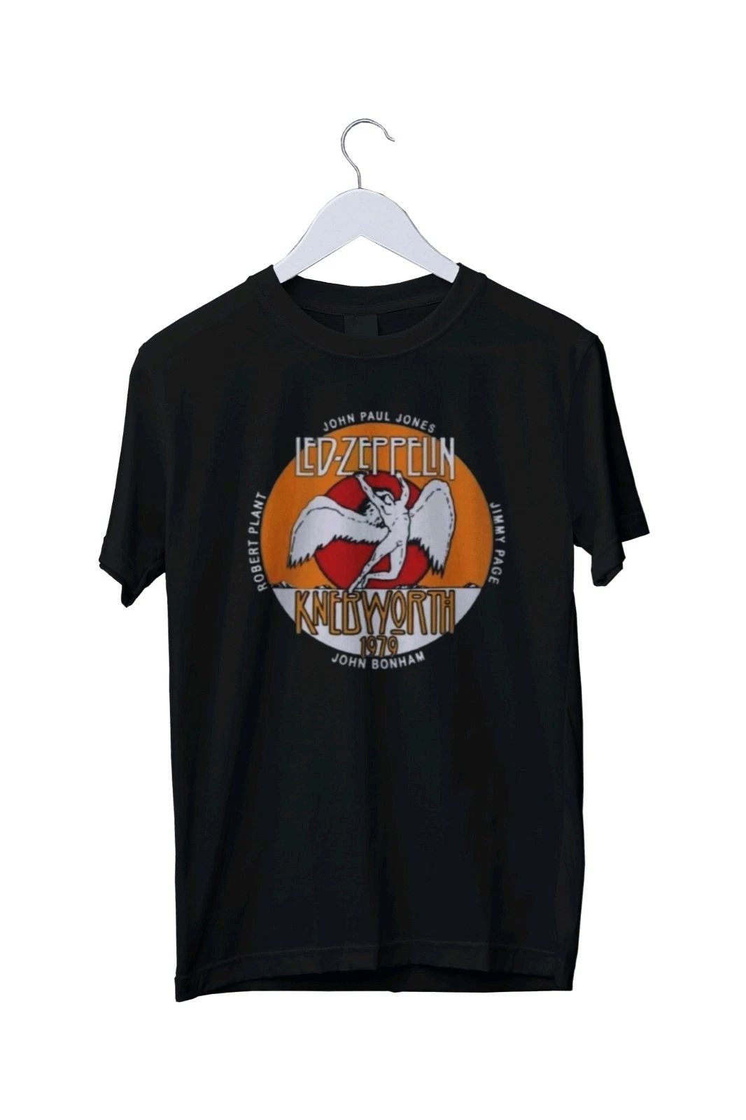 Led Z-E-P-P-E-L-I-N At Knebworth 1979 Music Mens T-Shirts S M L XL 2 3 4 XL Unisex T-shirt, Sweatshirt, Hoodie, Long Sleeve Tee - T-Shirt, Sweatshirt, Hoodie