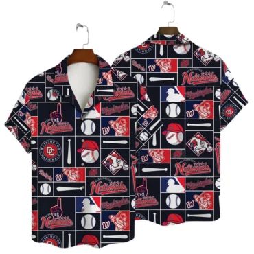 Washington Nationals Funny Icon Hawaiian Shirt Unisex T-shirt, Sweatshirt, Hoodie, Long Sleeve Tee - T-Shirt, Sweatshirt, Hoodie