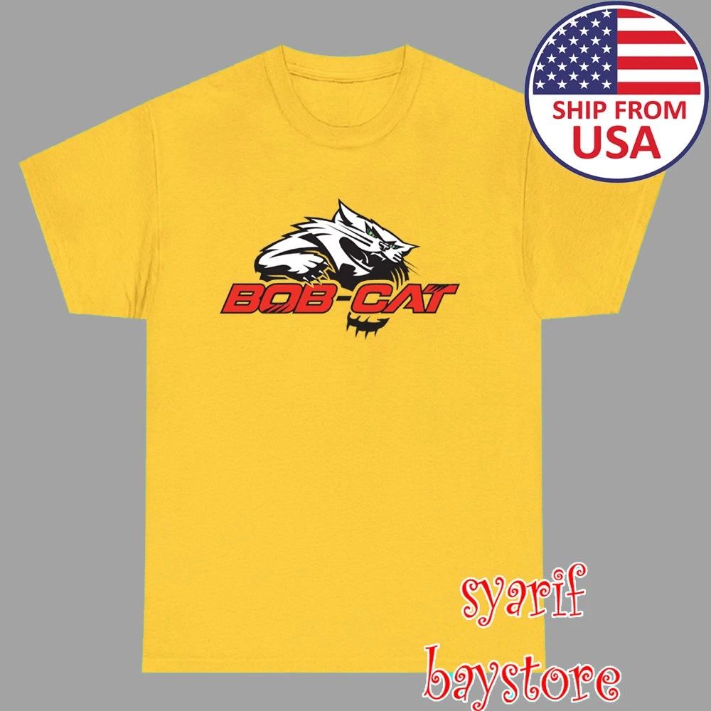 Bob-Cat Bobcat Mower Tractor Men's Daisy Yellow Size S to 5XL Unisex T-shirt, Sweatshirt, Hoodie, Long Sleeve Tee - T-Shirt, Sweatshirt, Hoodie