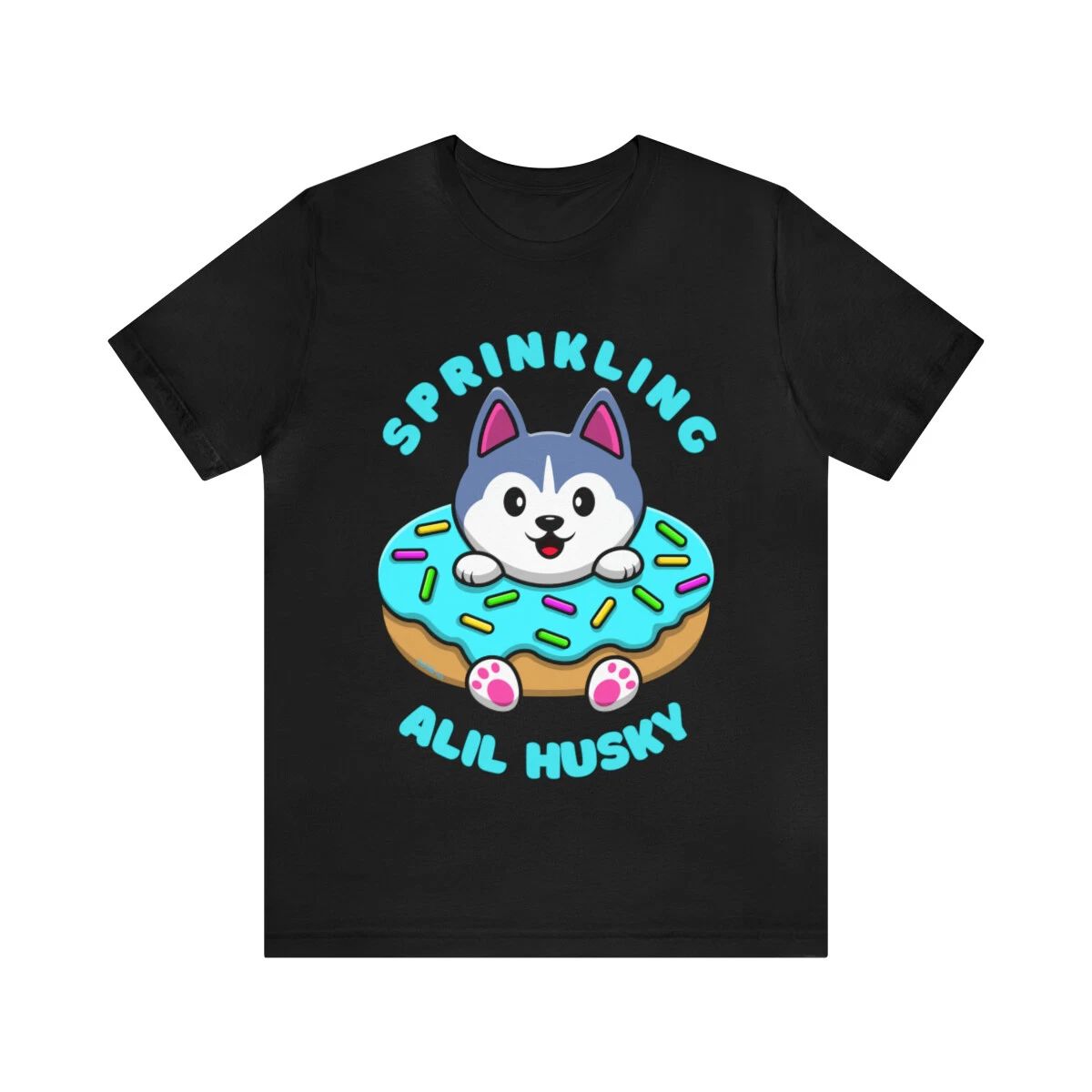 Sprinkling Alil Husky Cute Funny Custom Graphic Design Unisex Jersey Tee Unisex T-shirt, Sweatshirt, Hoodie, Long Sleeve Tee - T-Shirt, Sweatshirt, Hoodie