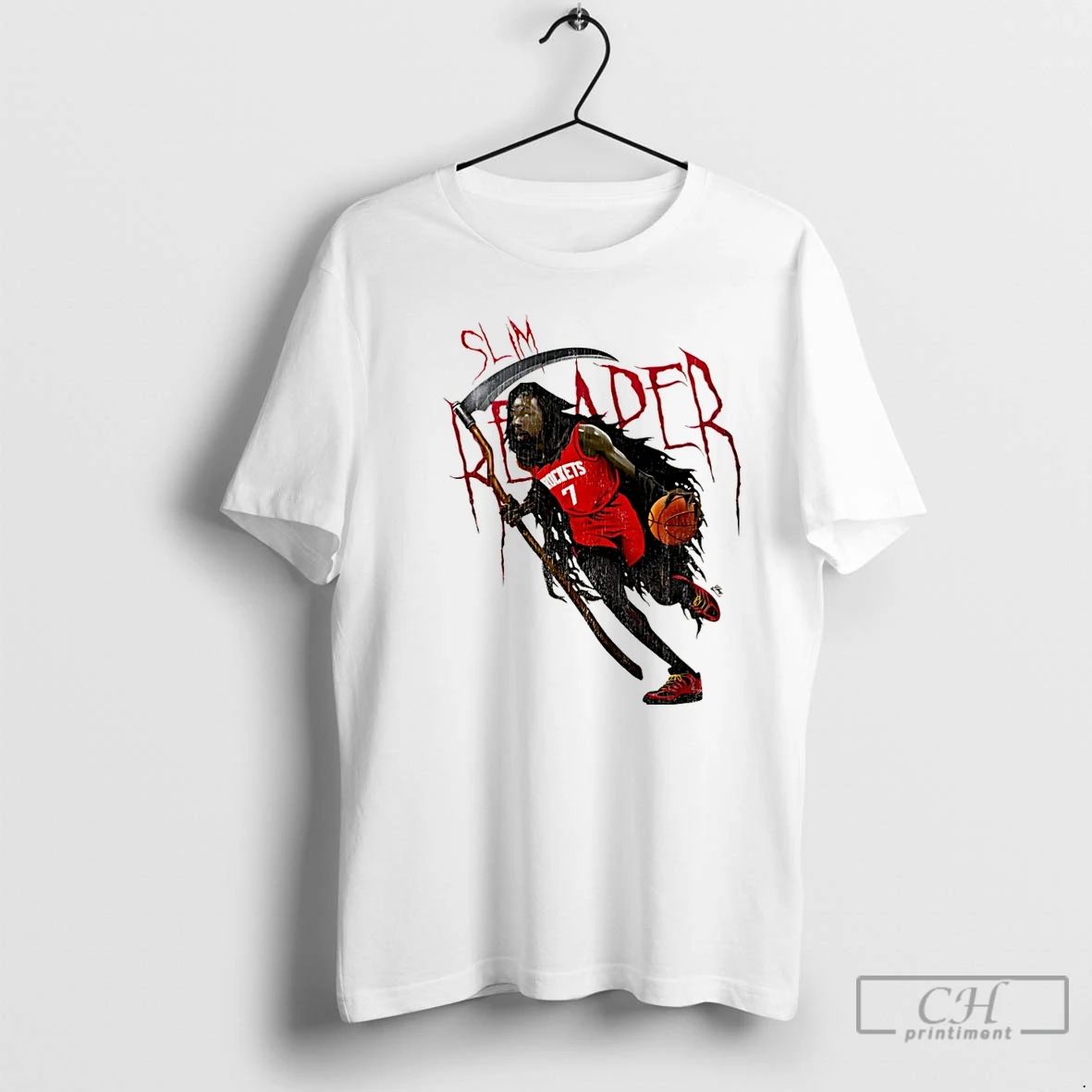 Premium Kd Slim Reaper Kevin Durant Houston Rockets Christmas T Shirts Unisex T-shirt, Sweatshirt, Hoodie, Long Sleeve Tee - T-Shirt, Sweatshirt, Hoodie