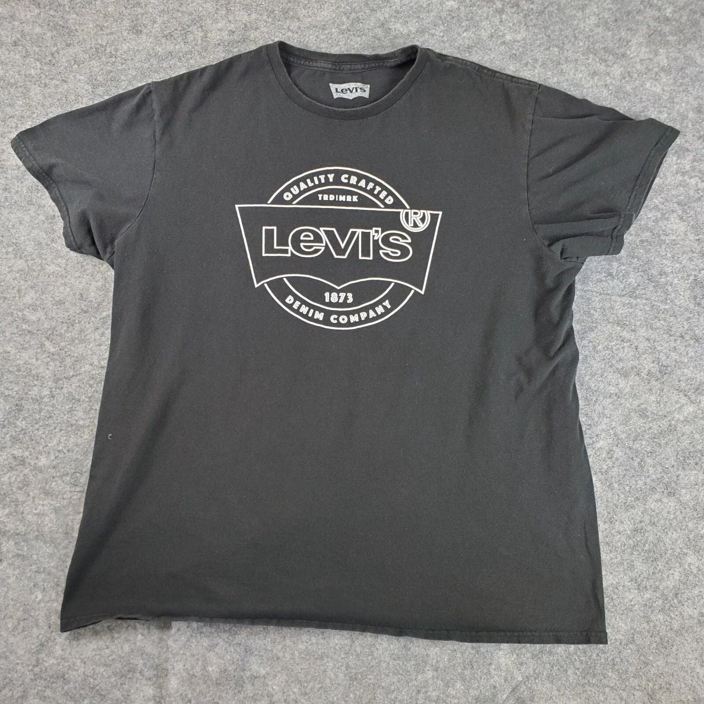Levi's Shirt Mens Large Black Crew Neck Short Sleeve Graphic Stretch Pullover Unisex T-shirt, Sweatshirt, Hoodie, Long Sleeve Tee - T-Shirt, Sweatshirt, Hoodie