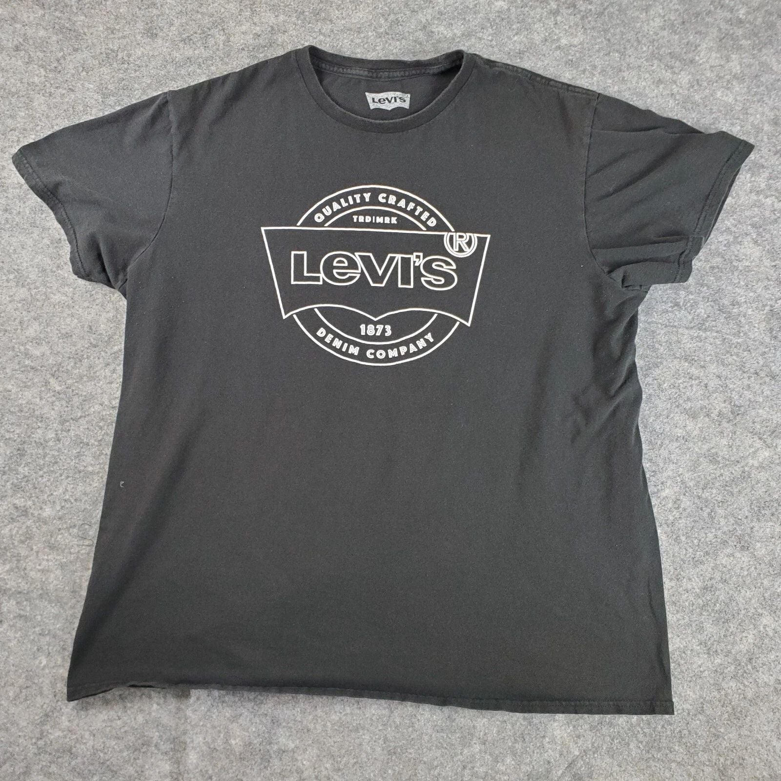 Levi's Shirt Mens Large Black Crew Neck Short Sleeve Graphic Stretch Pullover Unisex T-shirt, Sweatshirt, Hoodie, Long Sleeve Tee - T-Shirt, Sweatshirt, Hoodie