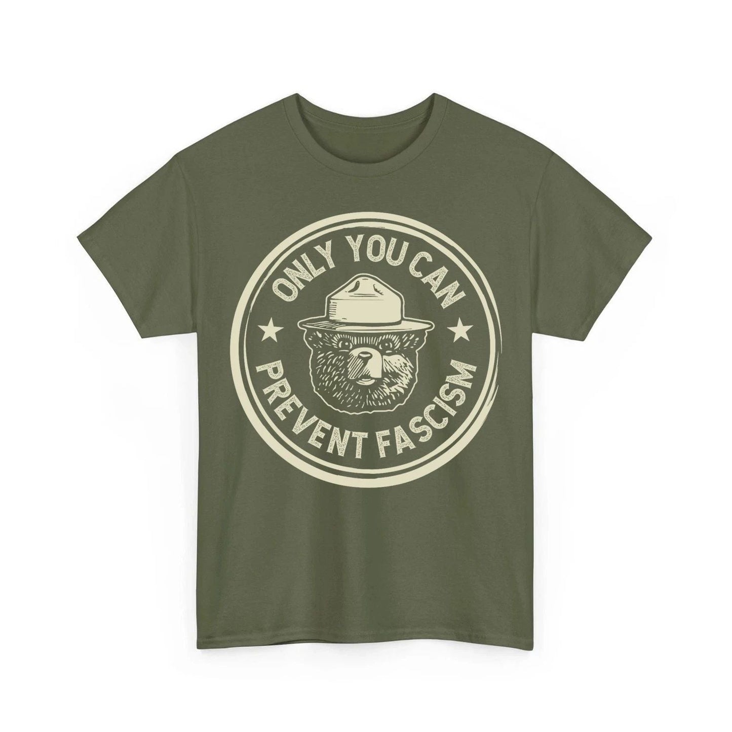 Vintage Smokey The Resist Bear Only You Can Prevent Fascism Unisex T-Shirt Unisex T-shirt, Sweatshirt, Hoodie, Long Sleeve Tee - T-Shirt, Sweatshirt, Hoodie