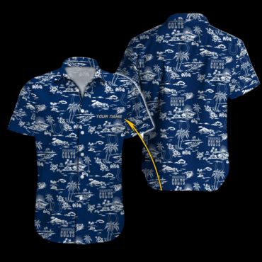 Personalized Indianapolis Colts Coastal Sunset Aloha Shirt Unisex T-shirt, Sweatshirt, Hoodie, Long Sleeve Tee - T-Shirt, Sweatshirt, Hoodie