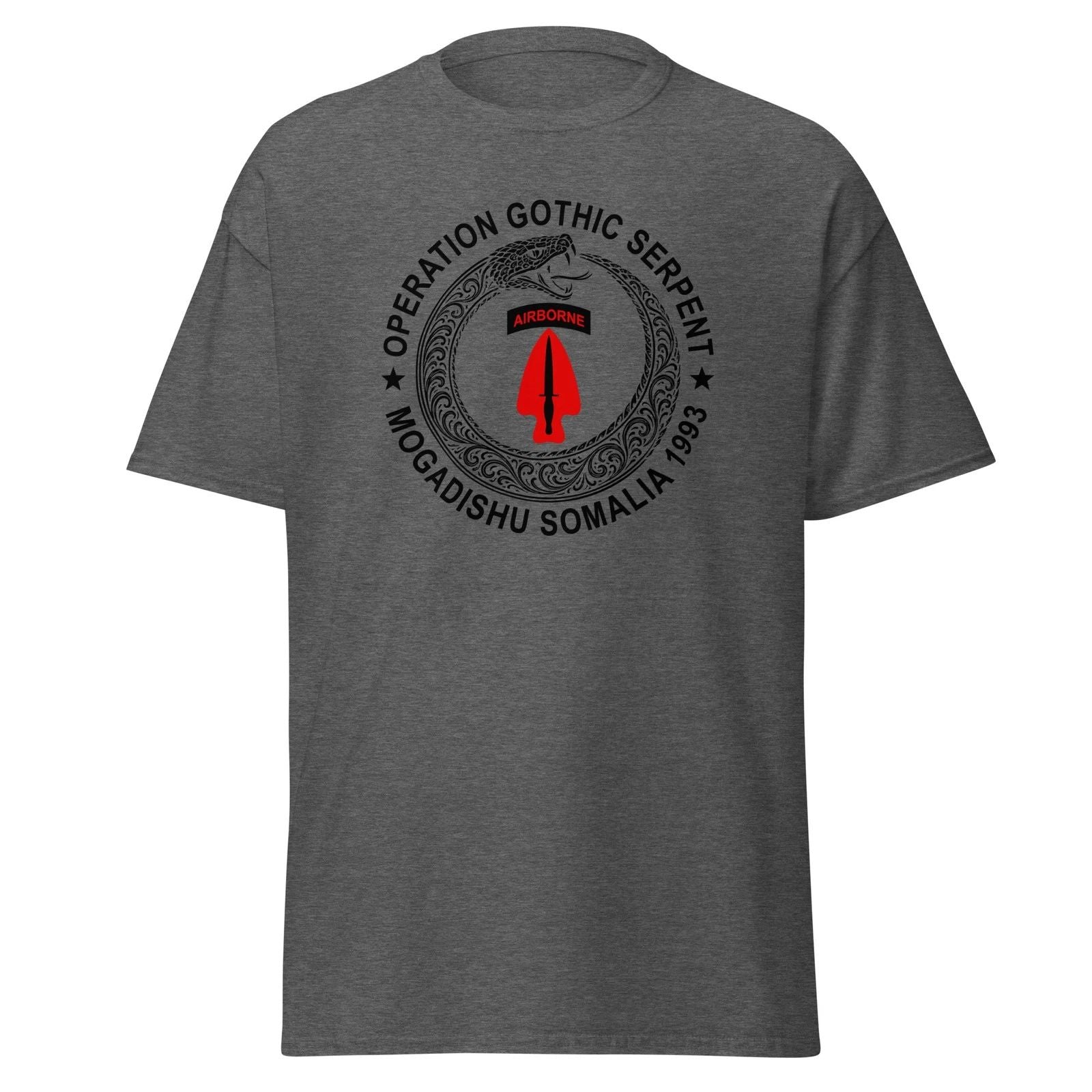 Operation Gothic Serpent Classic T-Shirt USASOC Delta Force Unisex T-shirt, Sweatshirt, Hoodie, Long Sleeve Tee - T-Shirt, Sweatshirt, Hoodie