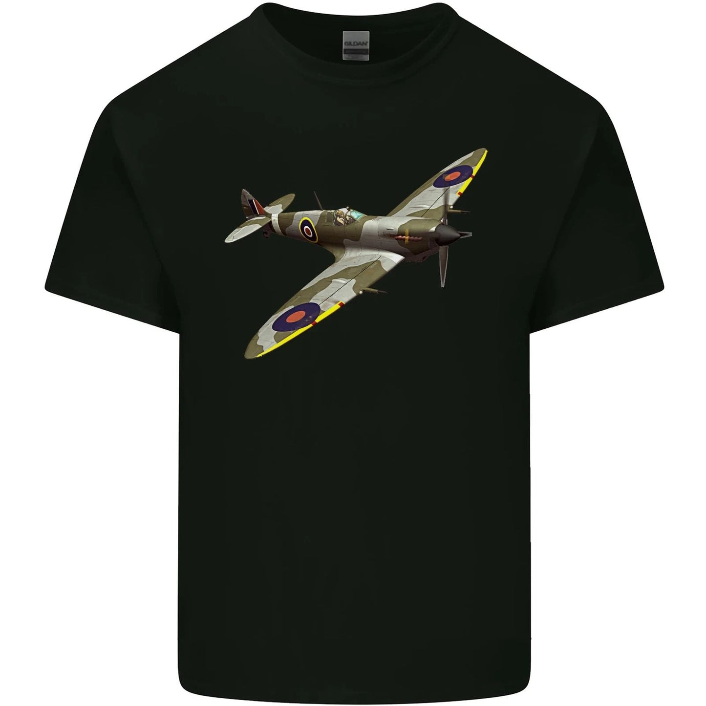 A Supermarine Spitfire Fying Solo Mens Cotton T-Shirt Tee Top Unisex T-shirt, Sweatshirt, Hoodie, Long Sleeve Tee - T-Shirt, Sweatshirt, Hoodie