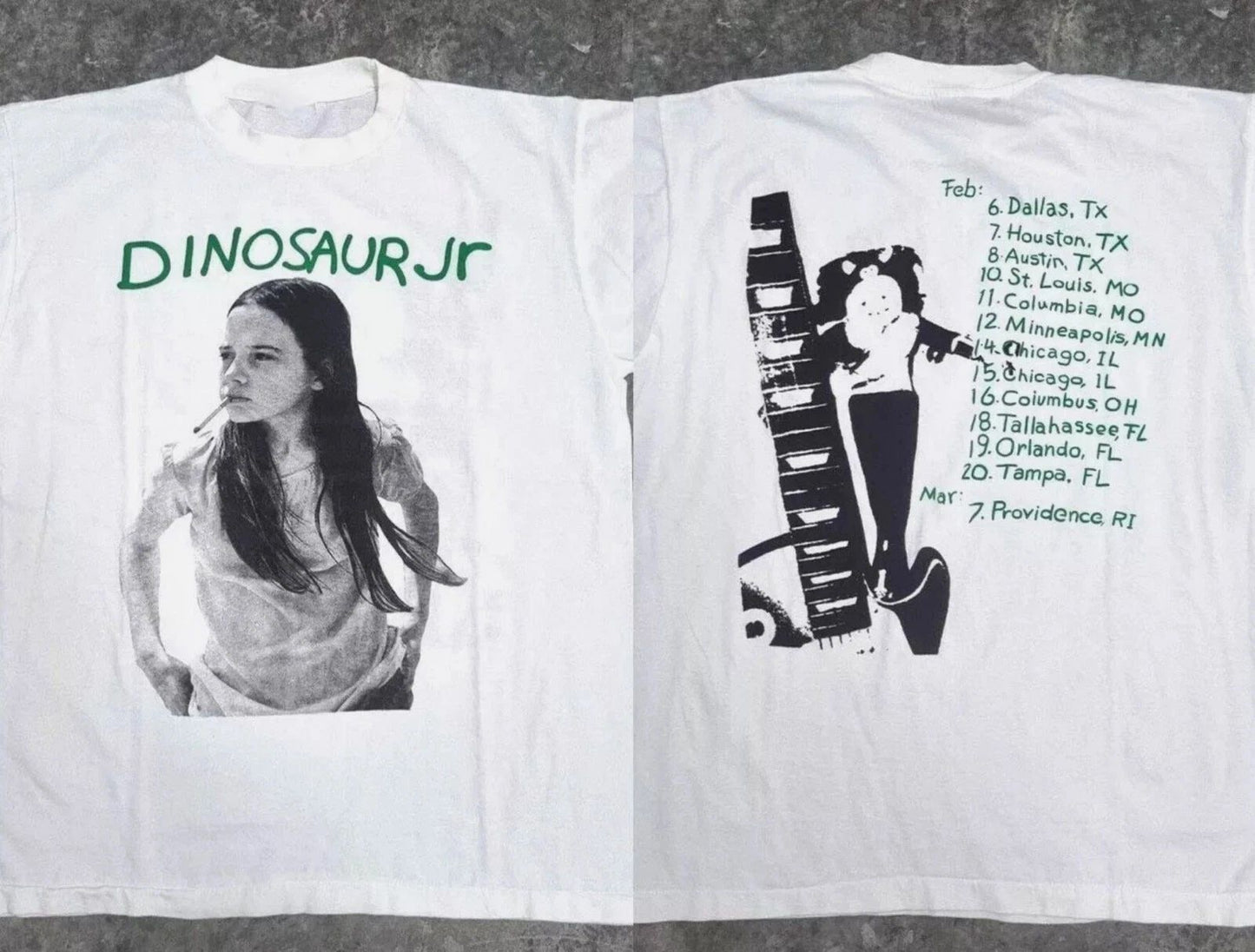 Dinos.aur Jr T-Shirt Green Mind Tour 1991 T-Shirt Cotton Full Size S to 5XL Unisex T-shirt, Sweatshirt, Hoodie, Long Sleeve Tee - T-Shirt, Sweatshirt, Hoodie