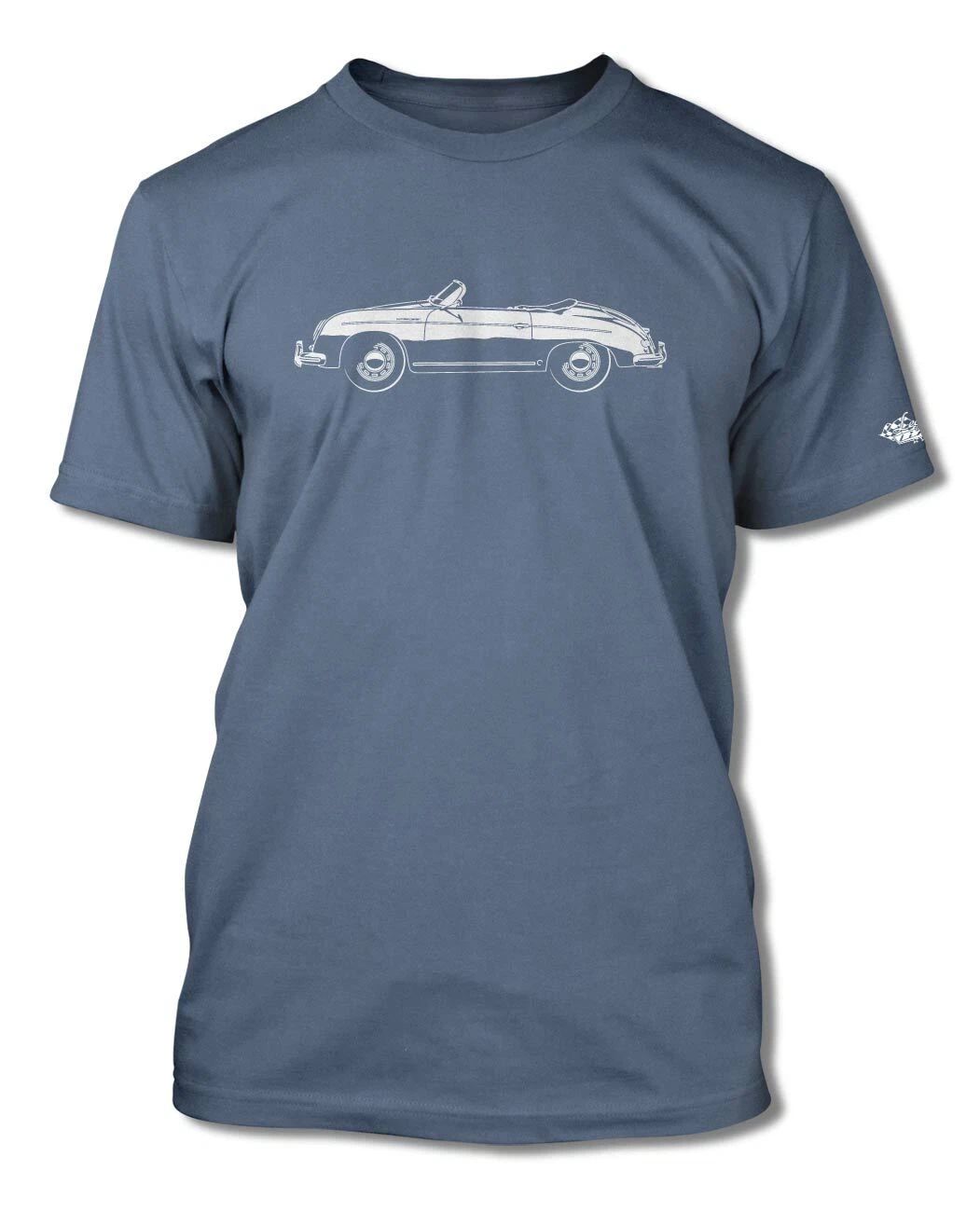 Porsche 356 Pre-A Roadster T-Shirt - Men - Side View Unisex T-shirt, Sweatshirt, Hoodie, Long Sleeve Tee - T-Shirt, Sweatshirt, Hoodie