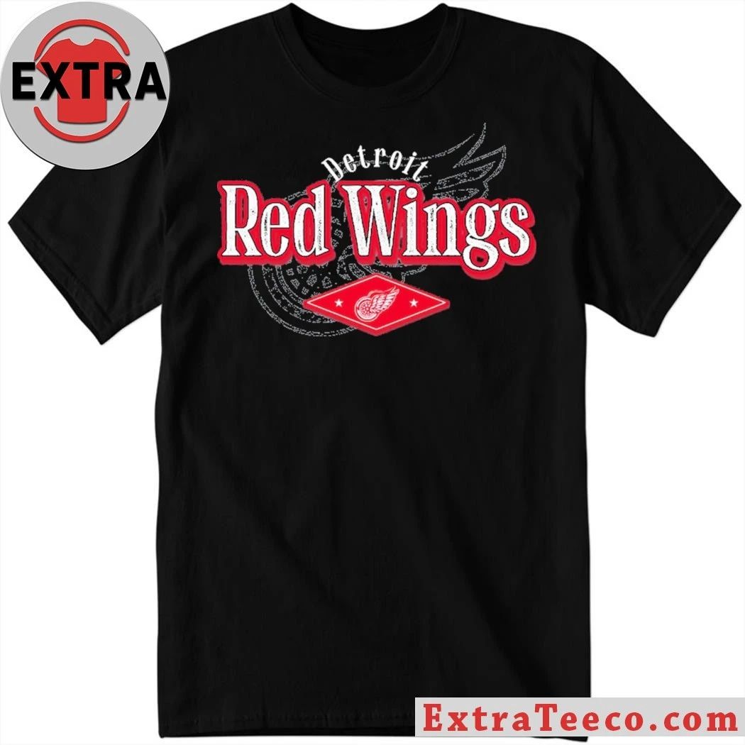 Detroit Red Wings Levelwear Logo T-Shirt Unisex T-shirt, Sweatshirt, Hoodie, Long Sleeve Tee - T-Shirt, Sweatshirt, Hoodie