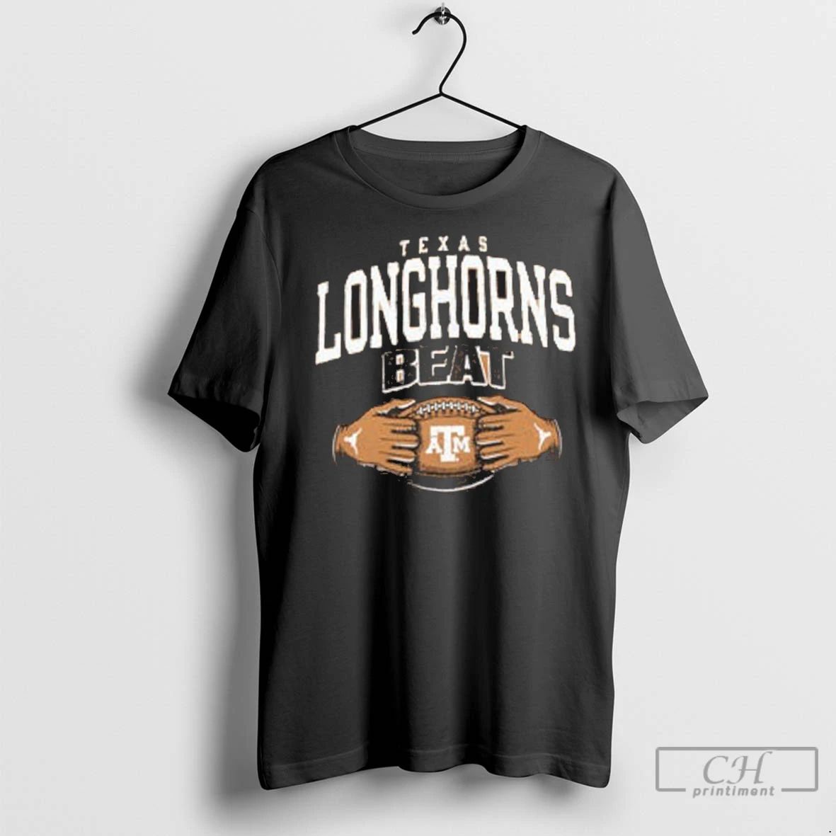 Premium Texas Longhorns 2025 Beat Am Football Gloves Unisex T-shirt, Sweatshirt, Hoodie, Long Sleeve Tee - T-Shirt, Sweatshirt, Hoodie