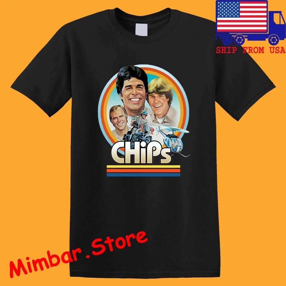 CHIPS Police Movie Men's Black Size S-5XL Unisex T-shirt, Sweatshirt, Hoodie, Long Sleeve Tee - T-Shirt, Sweatshirt, Hoodie