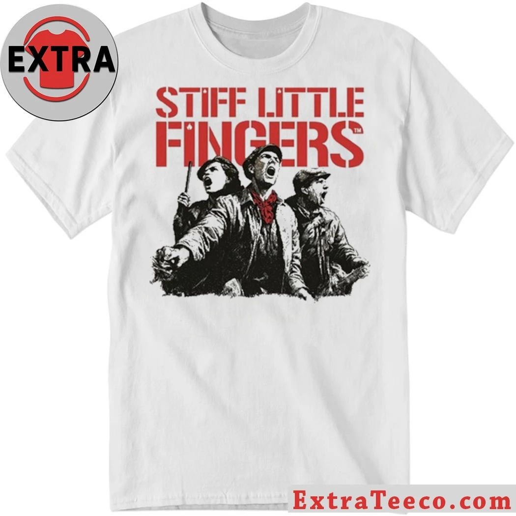 Stiff Little Fingers Raise Your Voice Ecru Tour T-Shirt Unisex T-shirt, Sweatshirt, Hoodie, Long Sleeve Tee - T-Shirt, Sweatshirt, Hoodie