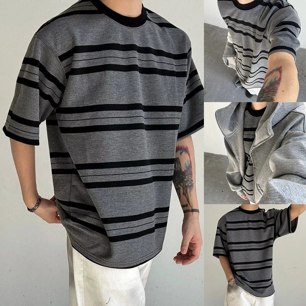 Loose Fit Casual Top Daily Casual Vacation Wear Daily Casual Outfits Comfy Unisex T-shirt, Sweatshirt, Hoodie, Long Sleeve Tee - T-Shirt, Sweatshirt, Hoodie