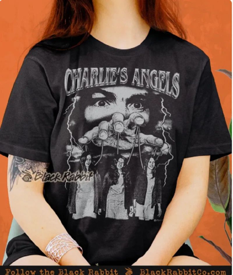 Charles Manson Family Charlie's Angels Retro Vintage Unisex Classic T-Shirt Unisex T-shirt, Sweatshirt, Hoodie, Long Sleeve Tee - T-Shirt, Sweatshirt, Hoodie